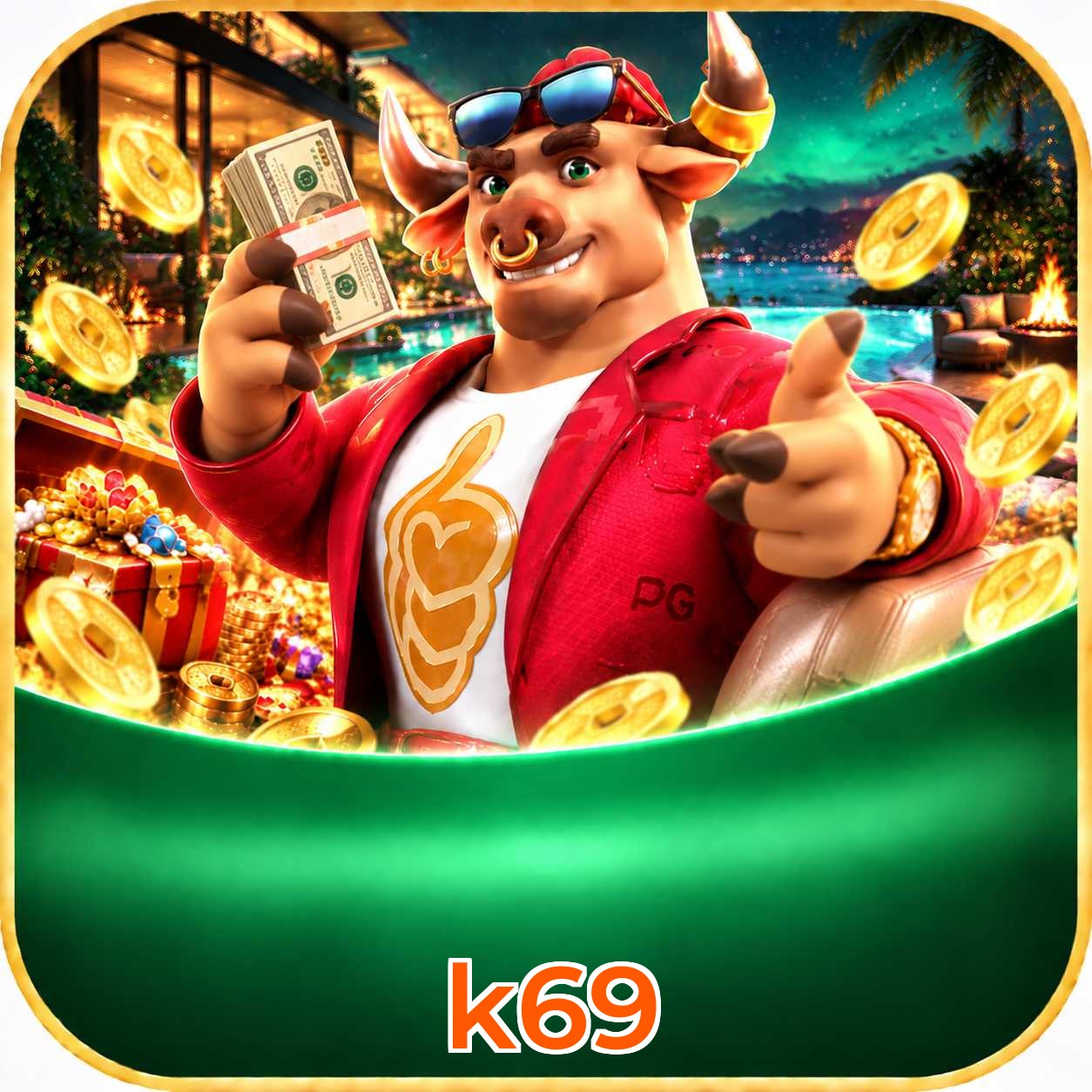 Página oficial da k69 no Facebook com promoções e suporte